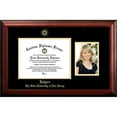 thumbnail image 1 of Campus Images NJ999PGED-1185 11 x 8.5 in. Rutgers University the State University of New Jersey Gold Embossed Diploma Frame with 5 x 7 in. Portrait - Satin Mahogany, 1 of 1