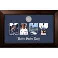 thumbnail image 1 of Campus Images NASSLG002S Patriot Frames Navy Collage Photo Legacy Black Cherry Frame with Silver Medallion, 1 of 2