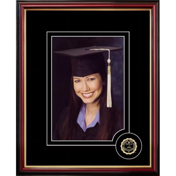 Campus Images TN999CSPF 5 x 7 in. Middle Tennessee State University Graduate Portrait Satin Mahogany Frame