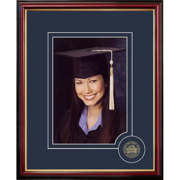 Campus Images TX944CSPF 5 x 7 in. Southern Methodist University Graduate Portrait Satin Mahogany Frame