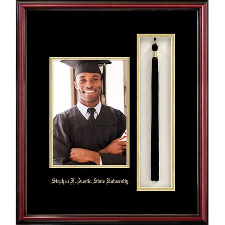 Campus Images TX9455x7PTPC 5 x 7 in. Stephen F Austin Portrait Frame with Tassel Box Petite Cherry