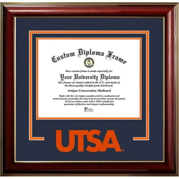 Campus Images TX948CMGTSD-1411 University of Texas, San Antonio Classic Spirit Logo Diploma Frame