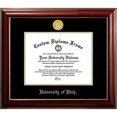 thumbnail image 1 of Campus Images UT995CMGTGED-1185 11 x 8.5 in. Utah Frame Utes Diploma Frame, Classic Mahogany, 1 of 1