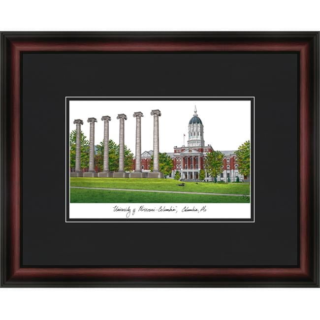 Campus Images MO999A University of Missouri  Columbia Academic Lithograph Frame
