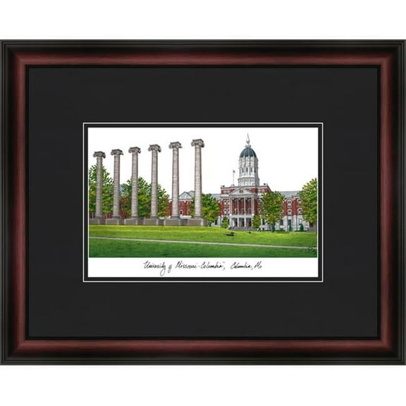 Campus Images MO999A University of Missouri Columbia Academic Lithograph Frame