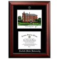 thumbnail image 1 of Campus Images VA992LSED-1185 11 x 8.5 in. Norfolk State University Silver Embossed Diploma Frame with Lithograph, 1 of 1