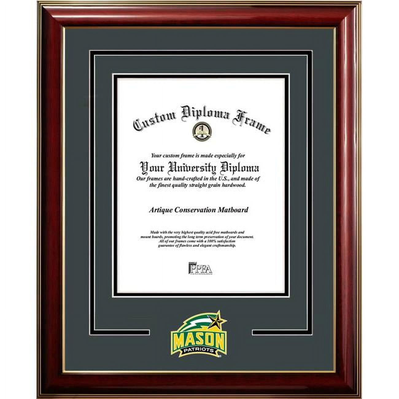 Campus Images VA997CMGTSD-1014 14 X 10 In. George Mason University Classic Spirit Logo Diploma ...