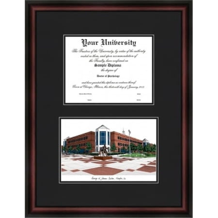 Campus Images VA997D George Mason University Diplomate Lithograph Frame