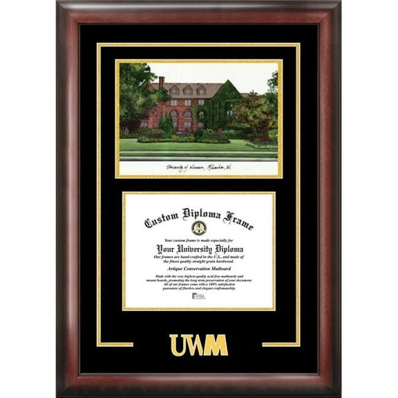 Campus Images WI994SG University of Wisconsin Milwaukee Spirit Graduate Frame with Campus Image