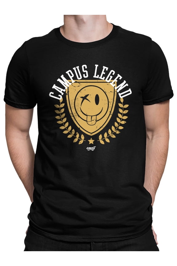Campus Legend Shield - Retro College Graphic Men's T-shirt