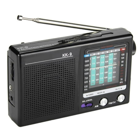 Campus Radio Band Portable Radio with Superior Sound Quality and PVC Panel - Battery Operated