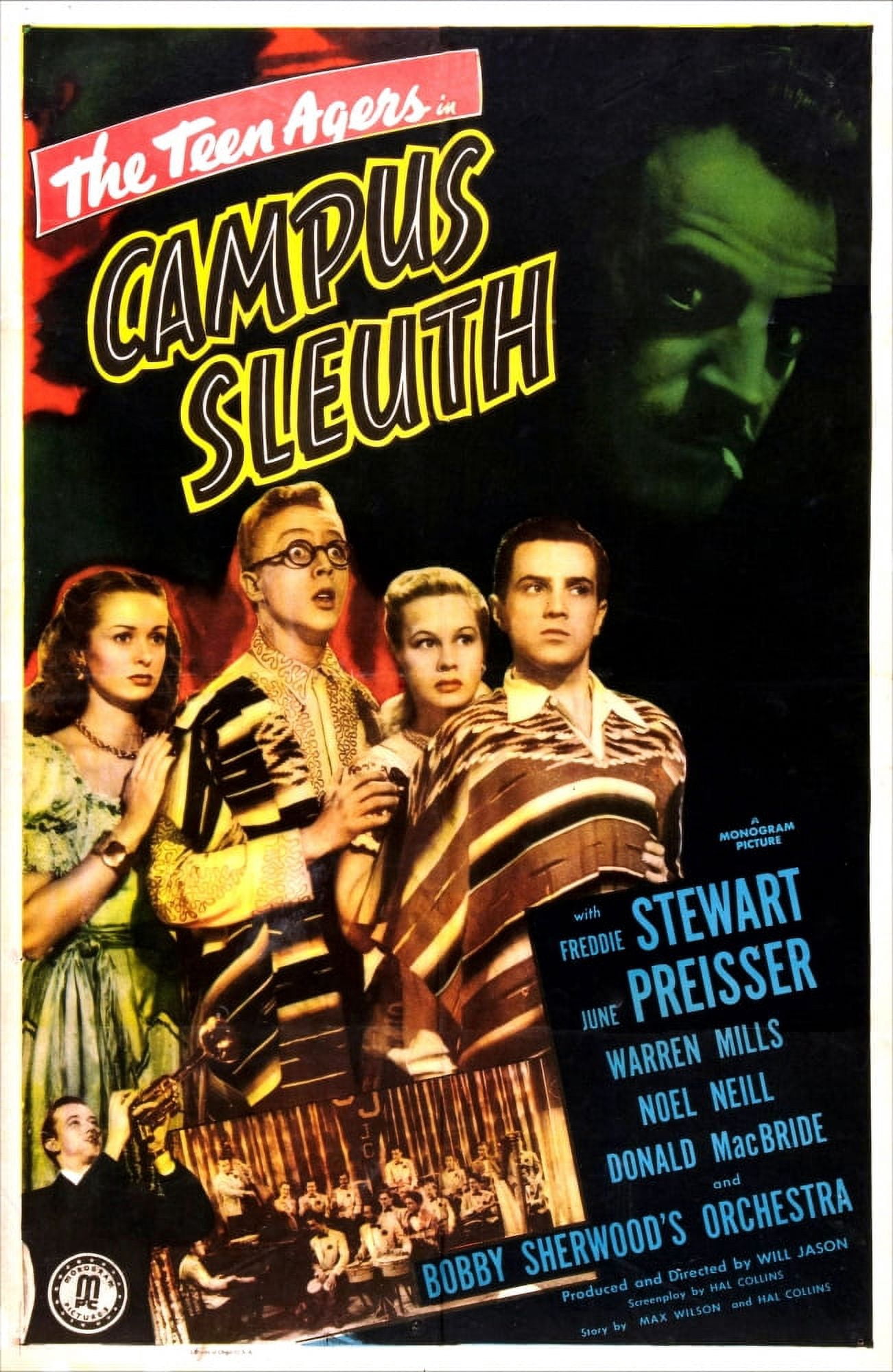 Campus Sleuth U Canvas Art -  (11 x 17)