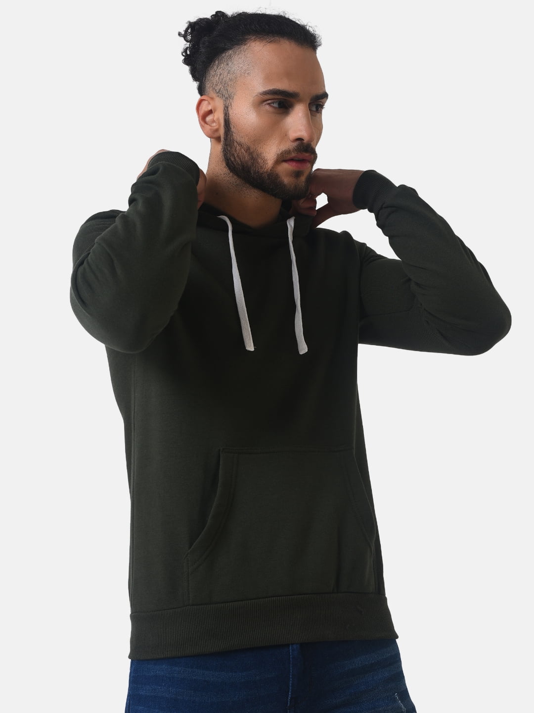 Campus sutra full sleeve solid hotsell men s sweatshirt