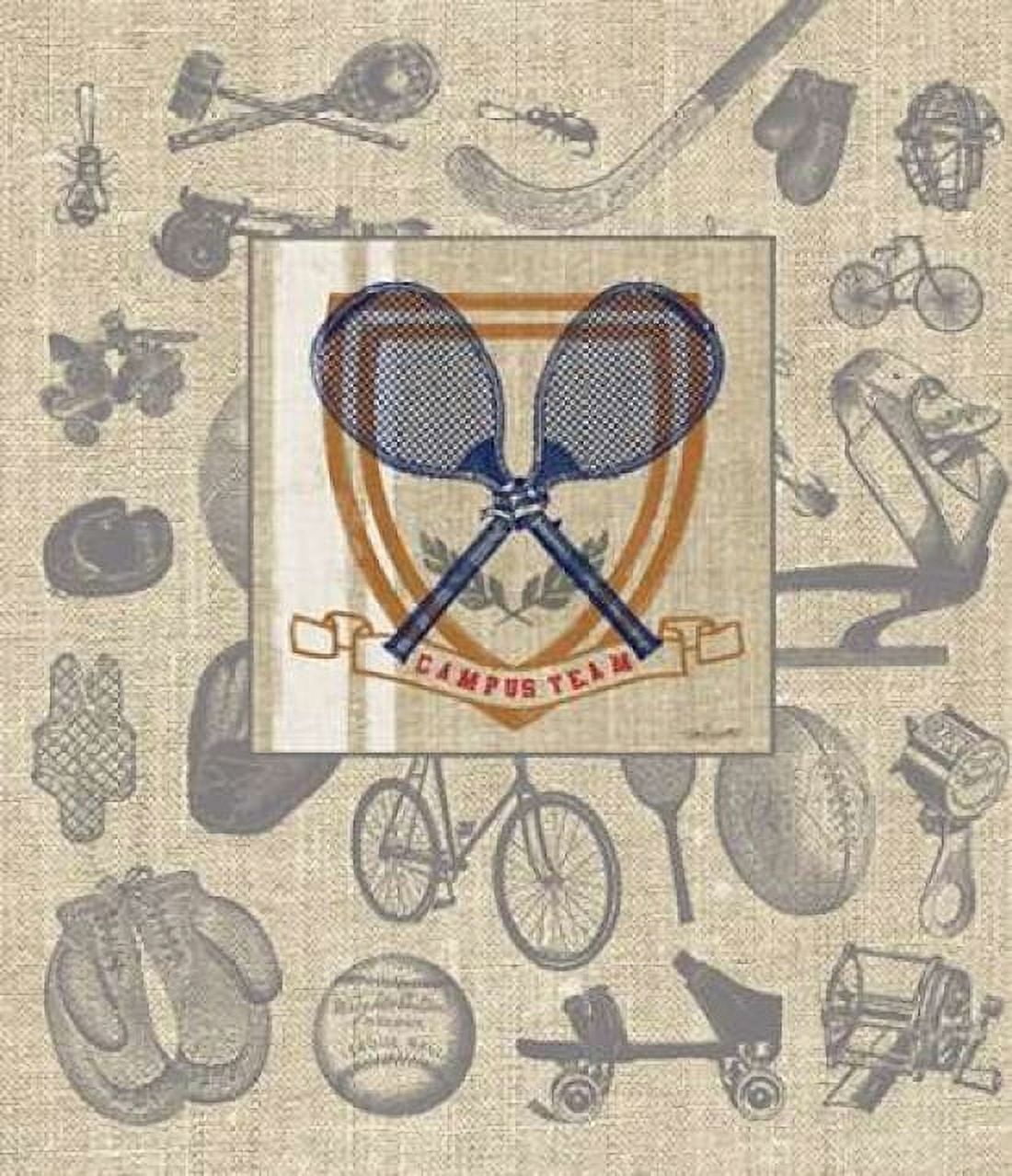 Campus Tennis Team Detail Canvas Art - Sam Appleman (24 x 24)