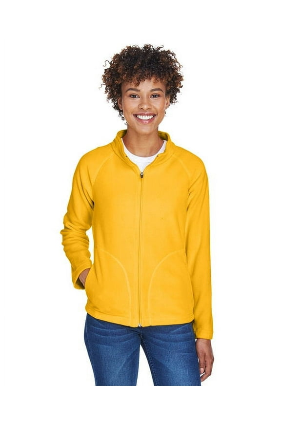 Campus Women's Gold Polyester Microfleece Jacket