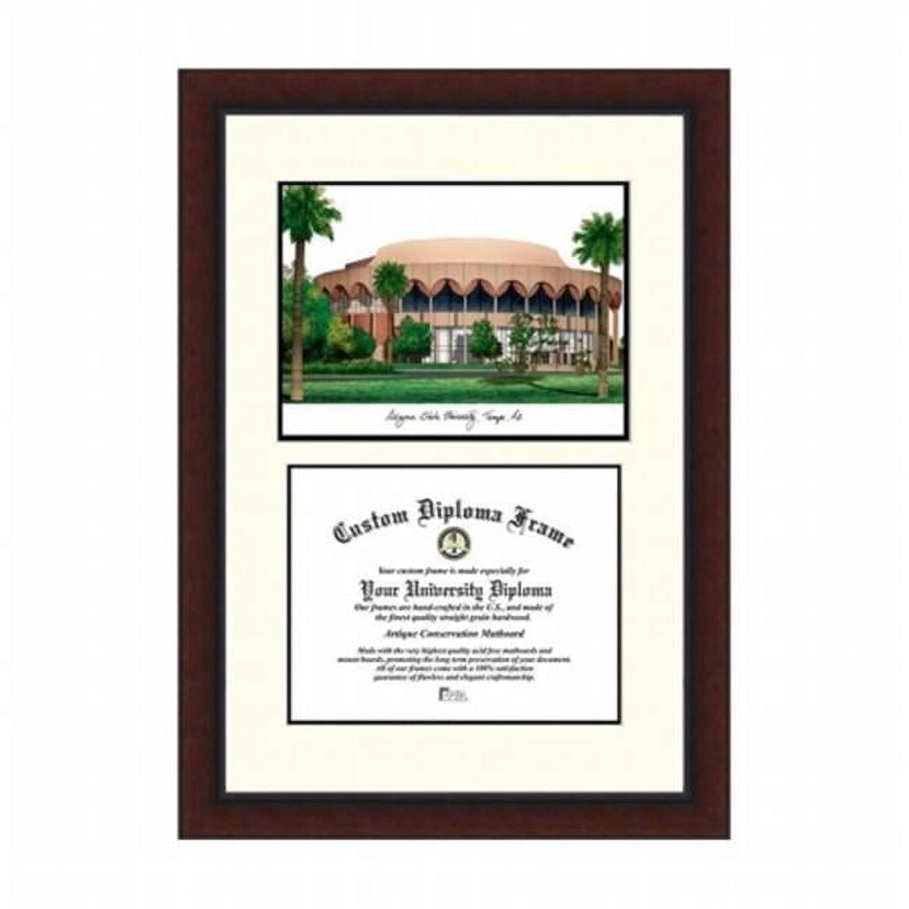Campusimages AZ994LV Arizona State University Legacy Scholar Diploma Frame