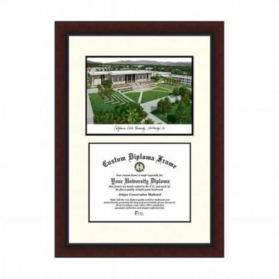 Campusimages CA924LV California State University Northridge Legacy Scholar Diploma Frame