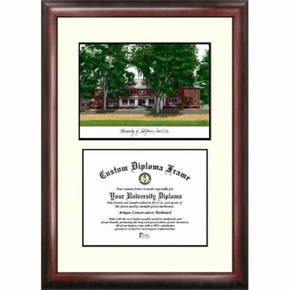 Campusimages CA942LV University of Davis Legacy Scholar Diploma Frame