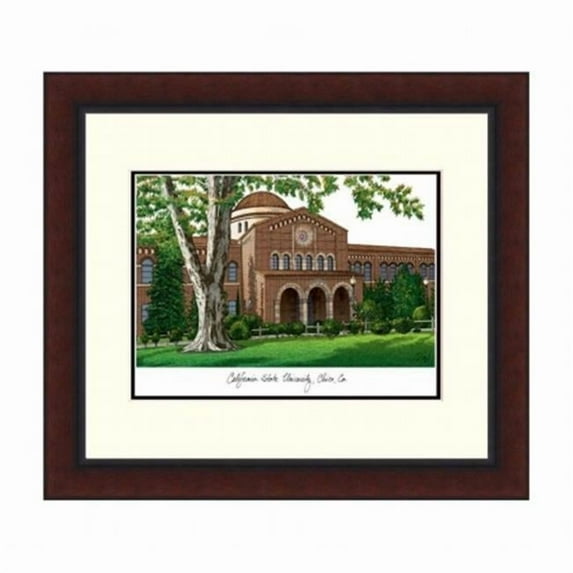Campusimages CA919LR California State University Chico Legacy Alumnus Framed Lithograph