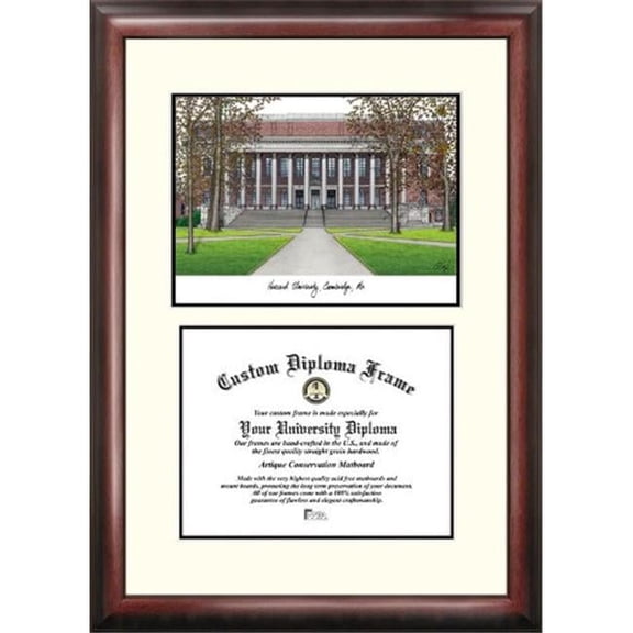 Campusimages Harvard University Legacy Scholar Diploma Frame