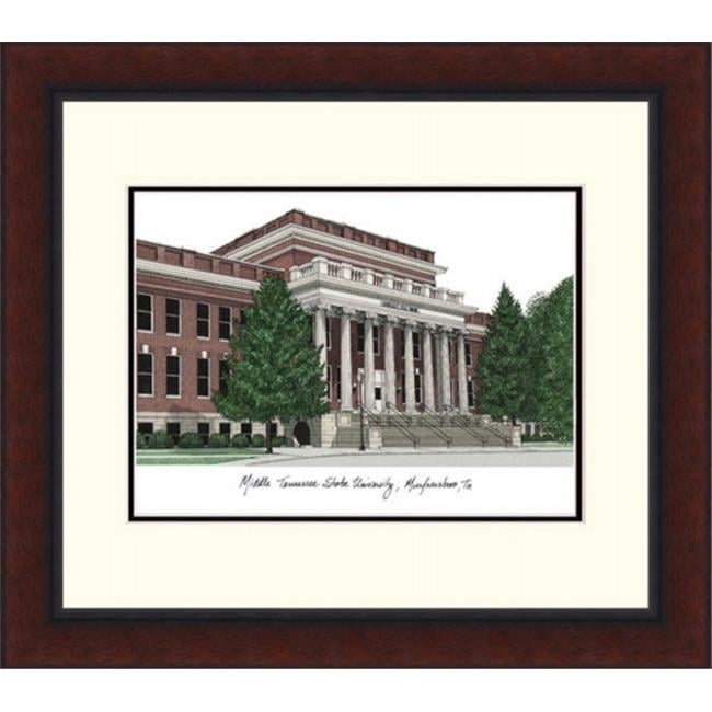 Campusimages TN999LR Middle Tennessee State Legacy Alumnus Framed Lithograph