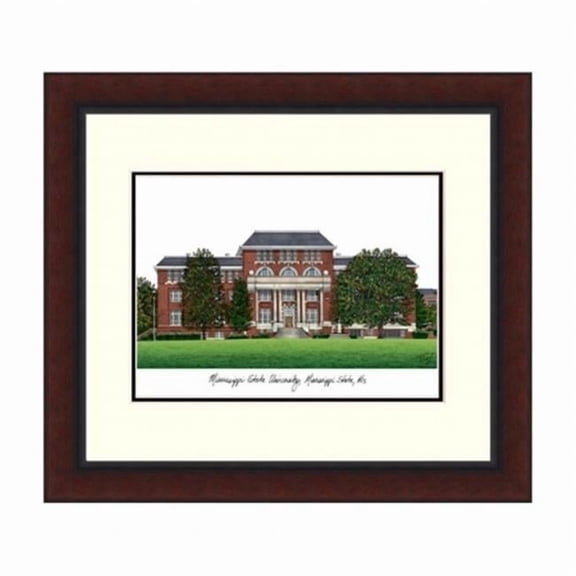 Campusimages MS997LR Mississippi State Legacy Alumnus Framed Lithograph