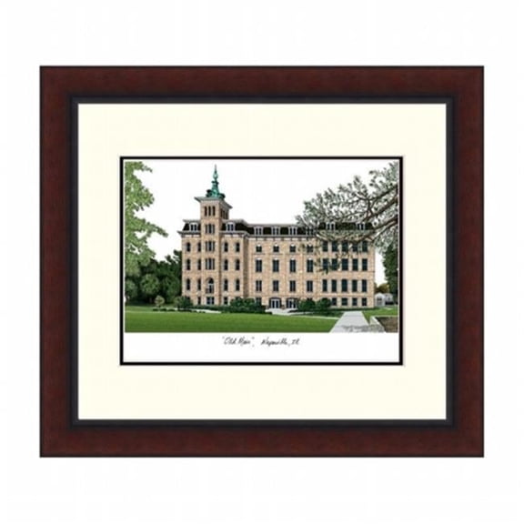 Campusimages IL984LR North Central College Legacy Alumnus Framed Lithograph