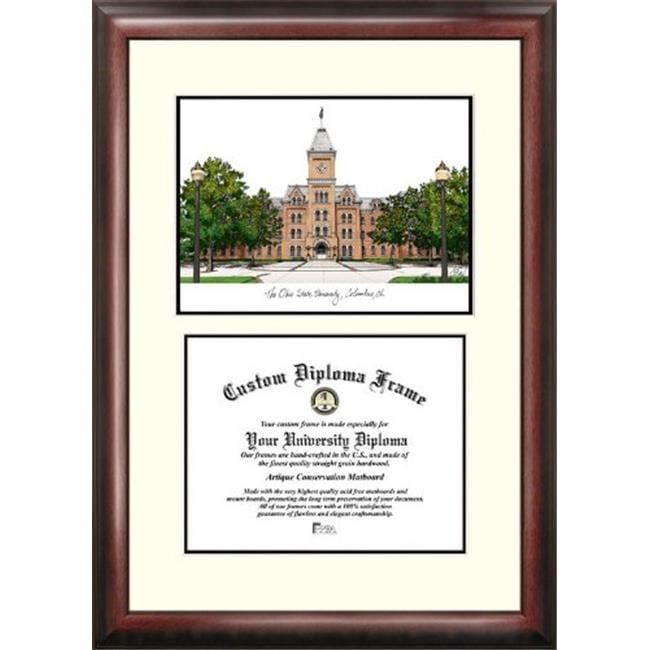 Campusimages OH987LV Ohio State University Legacy Scholar Diploma Frame