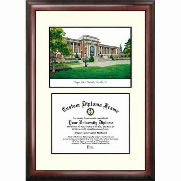 Campusimages OR996LV Oregon State University Legacy Scholar Diploma Frame