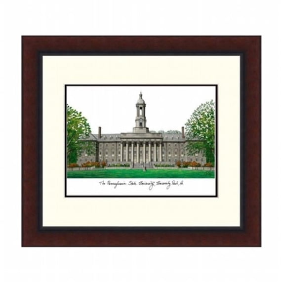 Campusimages PA994LR Penn State University Legacy Alumnus Framed Lithograph
