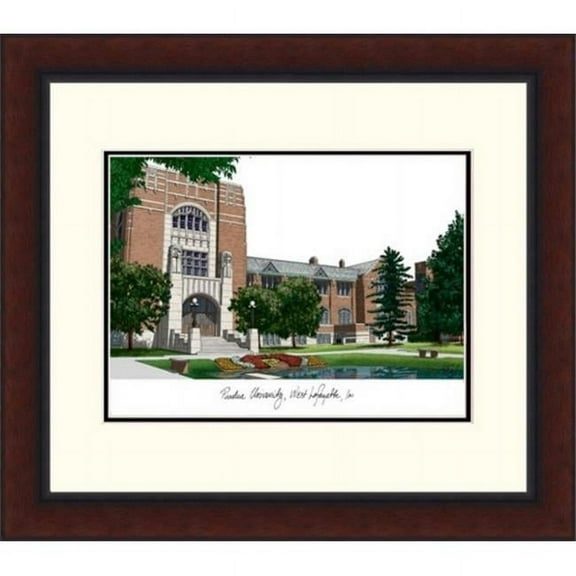 Campusimages IN988LR Purdue University Legacy Alumnus Framed Lithograph