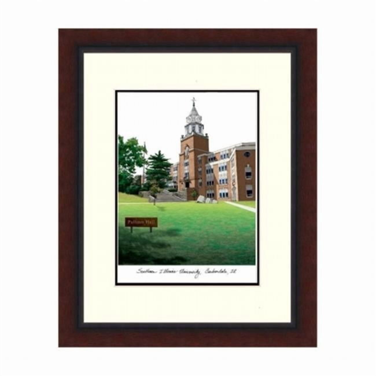 Campusimages IL972LR Southern Illinois University Legacy Alumnus Framed Lithograph