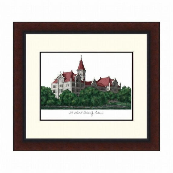 Campusimages St Edwards University Legacy Alumnus Framed Lithograph