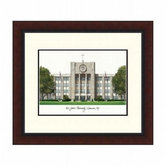 Campusimages NY998LR St Johns University Legacy Alumnus Framed Lithograph