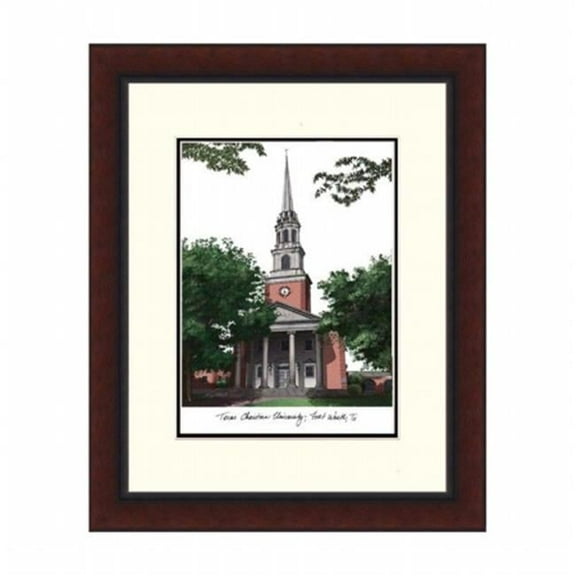 Campusimages TX949LR Texas Christian University Legacy Alumnus Framed Lithograph