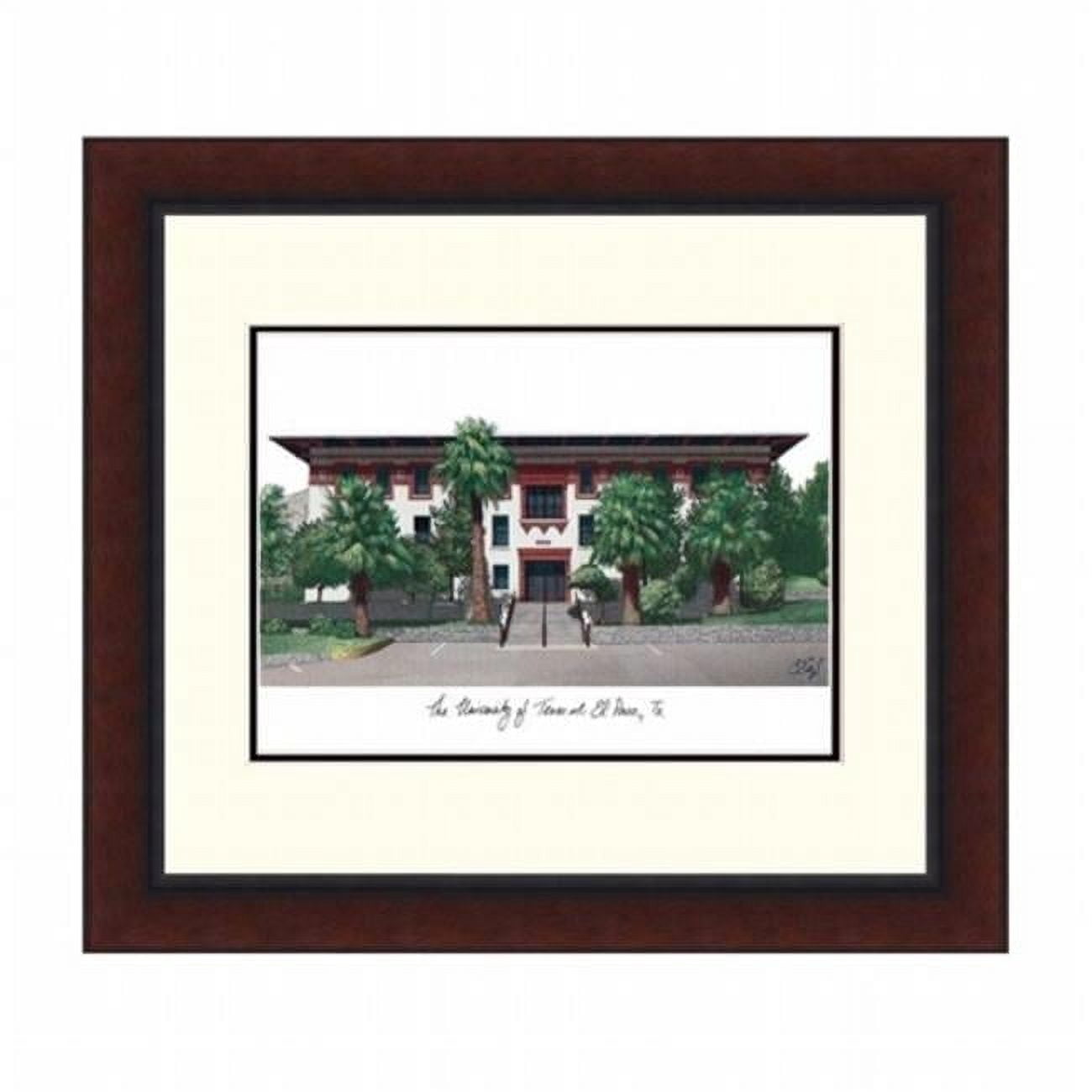 Campusimages TX951LR University of Texas El Paso Legacy Alumnus Framed Lithograph