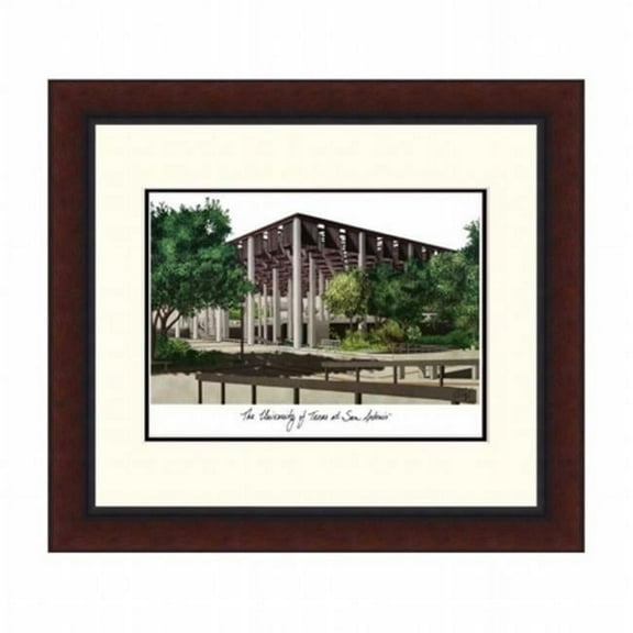 Campusimages TX948LR University of Texas San Antonio Legacy Alumnus Framed Lithograph