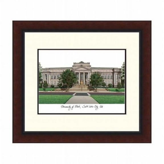 Campusimages UT995LR University of Utah Legacy Alumnus Framed Lithograph