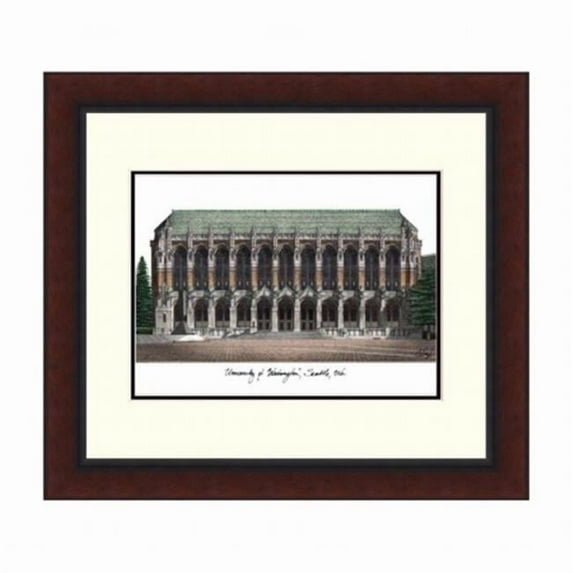 Campusimages WA995LR University of Washington Legacy Alumnus Framed Lithograph