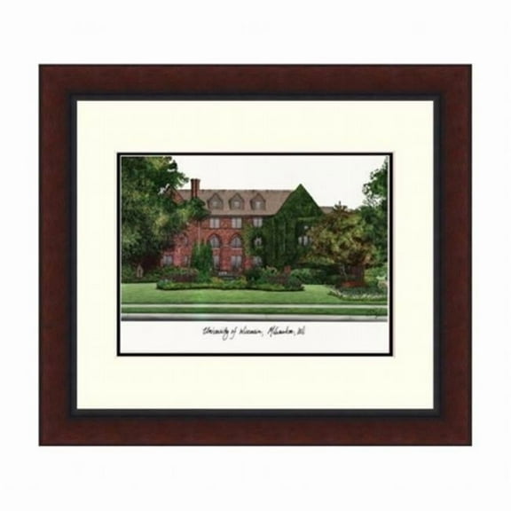 Campusimages WI994LR University of Wisconsin Milwaukee Legacy Alumnus Framed Lithograph