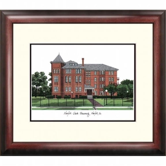 Campusimages VA992LR Norfolk State Legacy Alumnus Framed Lithograph
