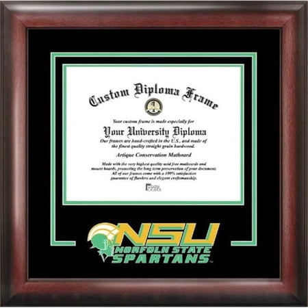 Campusimages VA992SG Norfolk State Spirit Graduate Diploma Frame