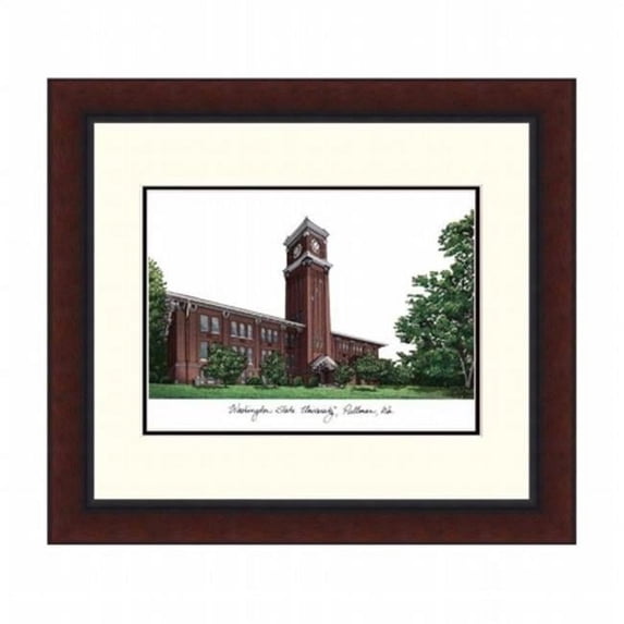 Campusimages WA996LR Washington State University Legacy Alumnus Framed Lithograph