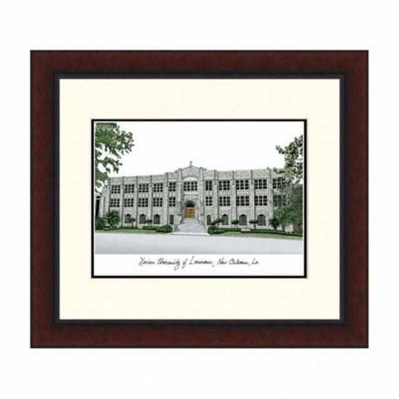Campusimages OH990LR Xavier University Legacy Alumnus Framed Lithograph