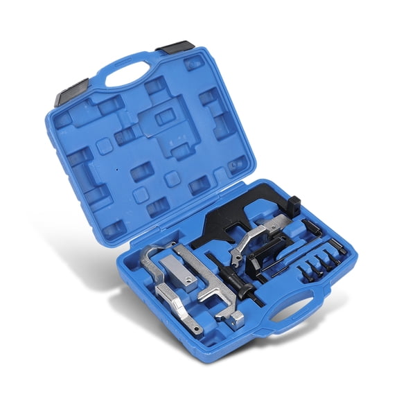 Camshaft Alignment Timing Tool Kit Fit for BMW Mini Cooper R55-R60 N12-N18 1.4-1.6L 117 440, 119 340, 119 590, 496 709 45 Steel Black