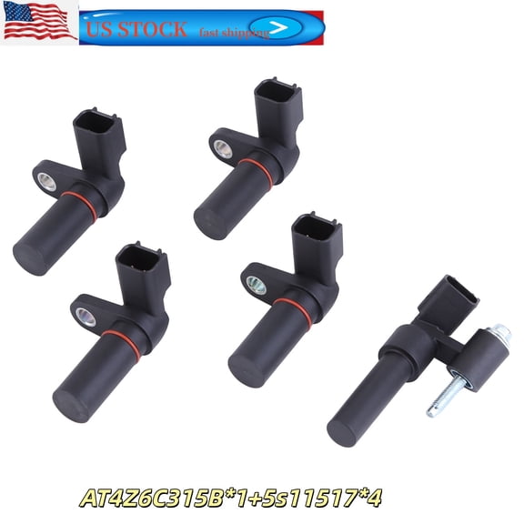 FENGXIH Camshaft/Crankshaft Position Sensors Set Compatible for Ford F-150 V6 3.5L 2015-2016