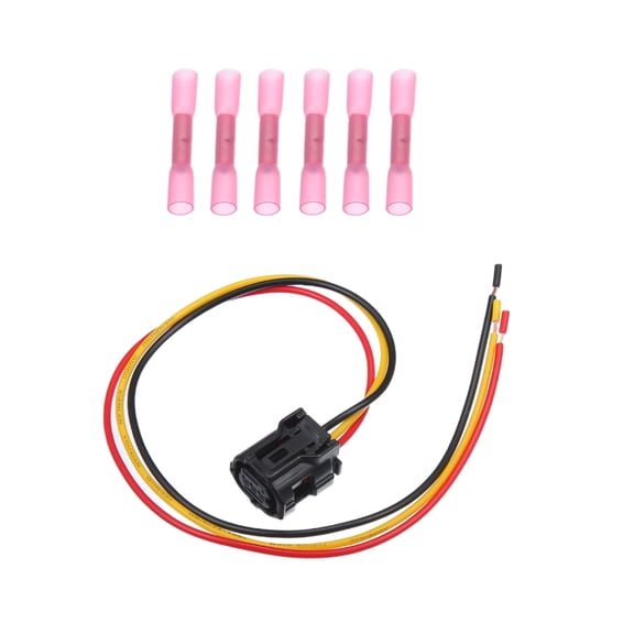 Camshaft Position Sensor Connector Pigtail Plug for Toyota Metal Plastic Rubber 90919-05060 46393JF 1Set