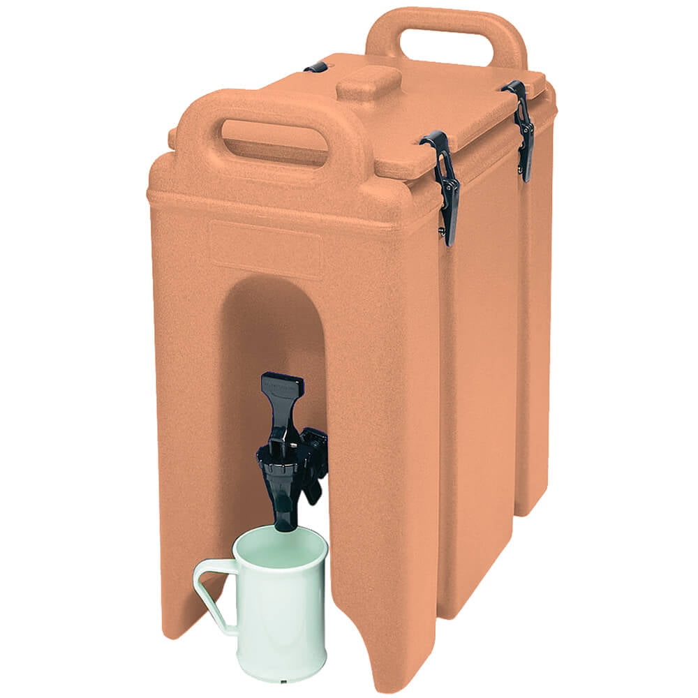 Camtainer Plastic Insulated Beverage Dispenser, Dark Brown, 5 1/2