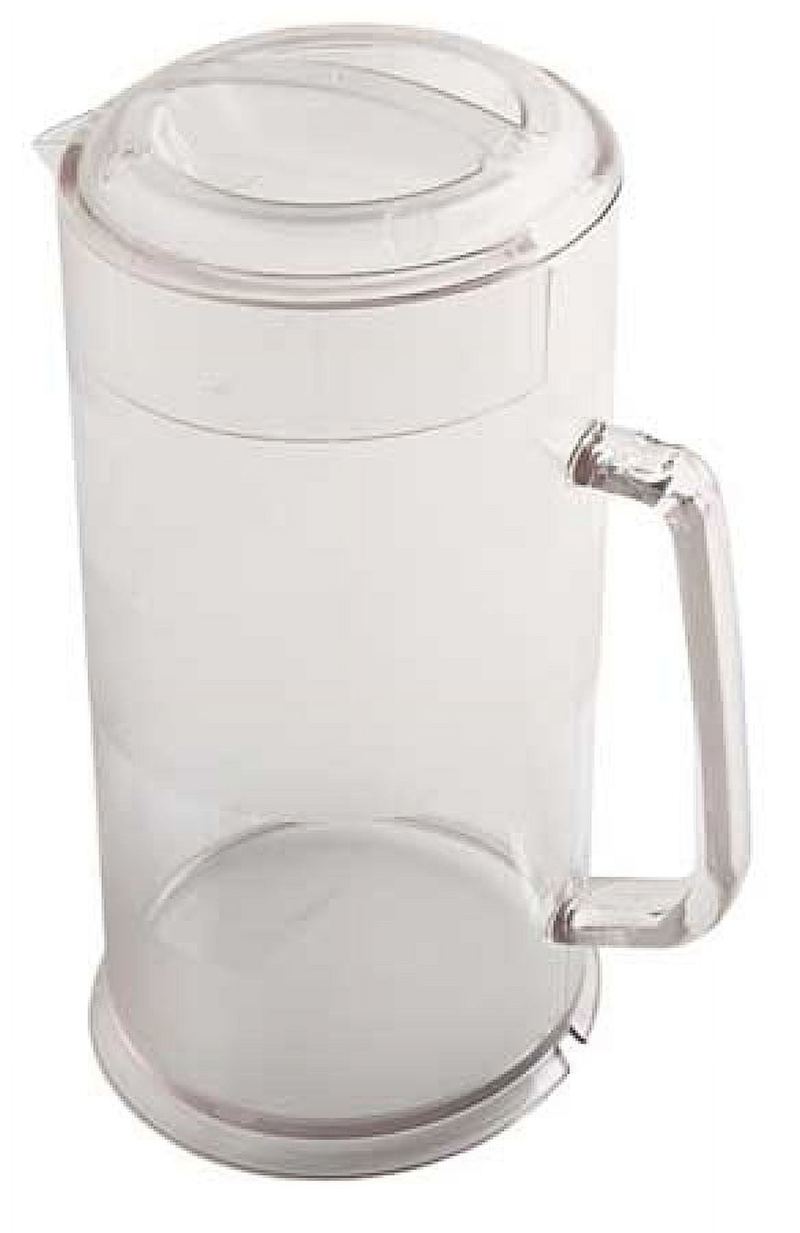 Rubbermaid Commercial Three Way Pitcher, w/ Lid, Plastic, 1 gal, Blue - 4  quart Pitcher, Lid - Polyethylene, RCP1777155 