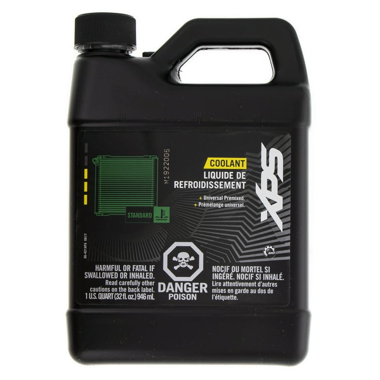Can-Am 779149 BRP 1 Quart Pre-Mixed Green Antifreeze Engine 